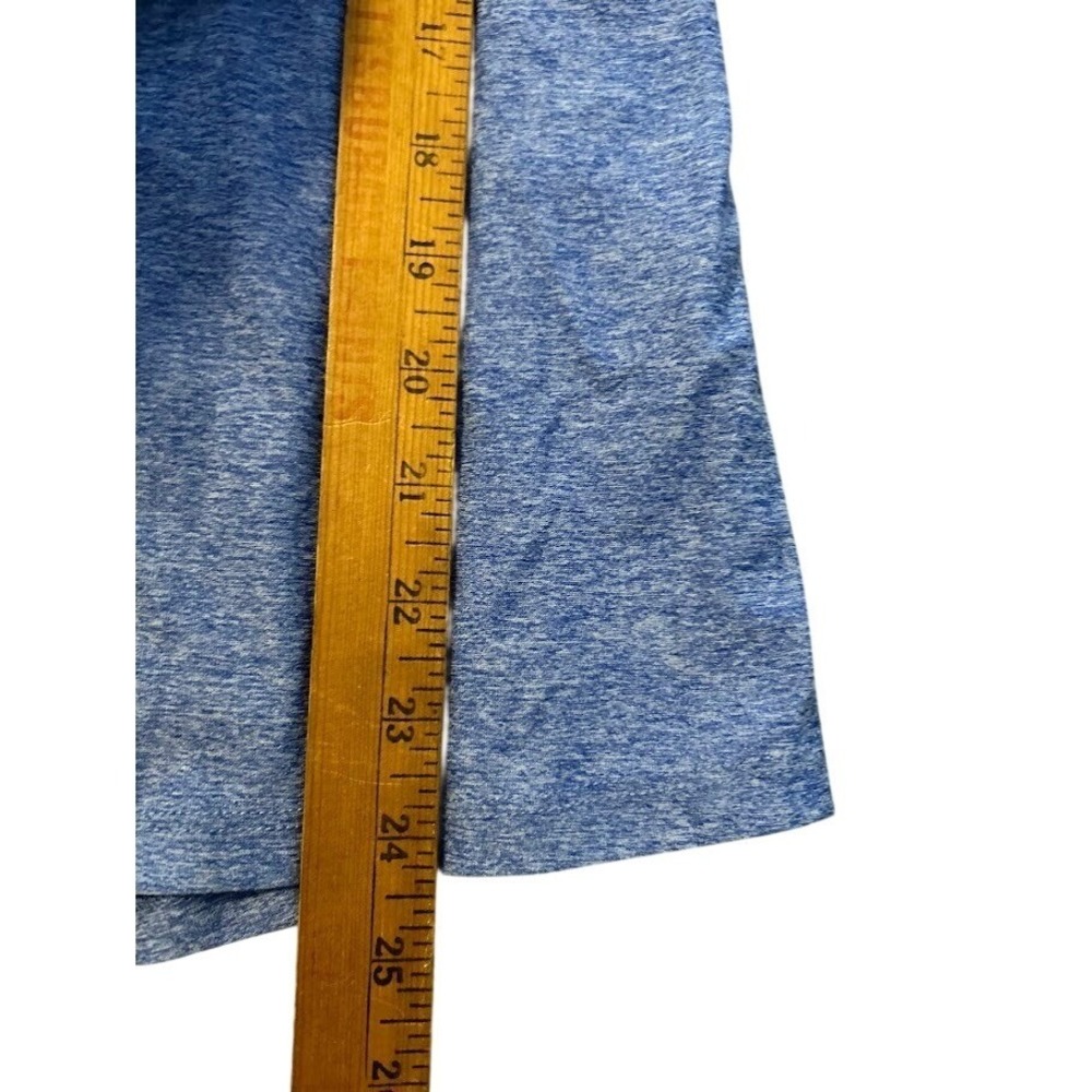 Marika Womens Blue Space Dye Long Sleeve Activewear Top KLT1523T M - Picture 3 of 6